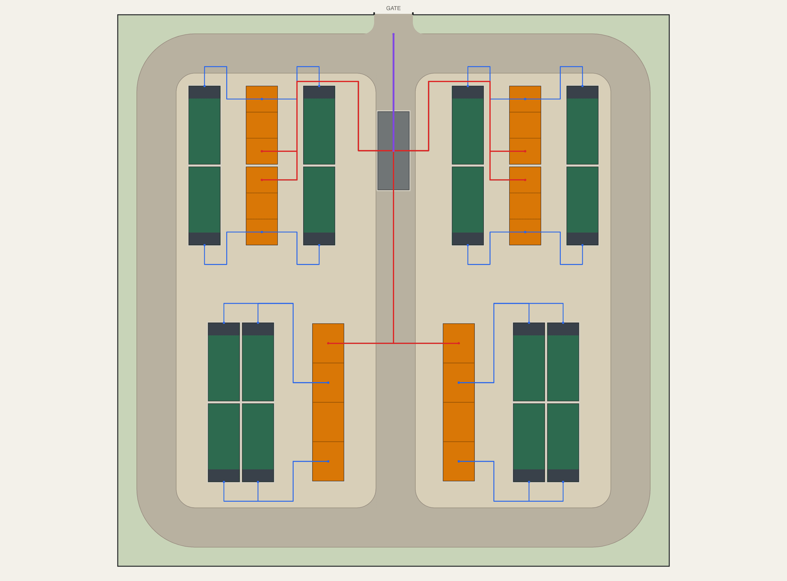 25 MW BESS site layout