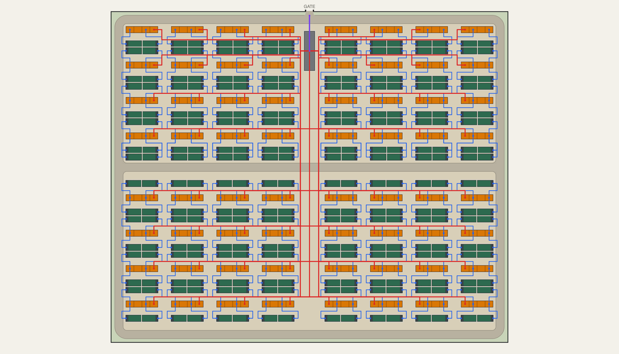 400 MW BESS site layout
